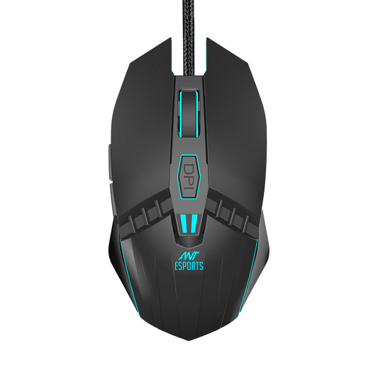 01_4e0aced9-b67c-4ae2-a13e-8a9ec392d8d4.png ANT ESPORTS GM50 WIRED OPTICAL GAMING MOUSE - BLACK - Image 1