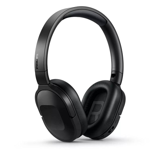 51WDWdtssvL._SL1250.jpg PHILIPS AUDIO TAH6506BK/00 SLIM & LIGHTWEIGHT BLUETOOTH WIRELESS OVER EAR HEADPHONES WITH ACTIVE NOISE CANCELLATION, 30 HRS PLAYTIME & MULTIPOINT PAIRING WITH MIC (BLACK) - Image 1