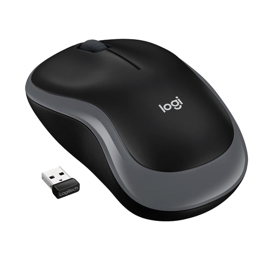 61N_CzcA8vL._SL1500.jpg LOGITECH WIRELESS MOUSE M185- GRAY - Image 1