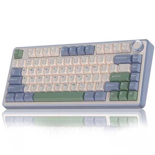 61RWSNffoWL._SL1500.jpg AULA F75 CEDAR GREEN REAPER SWITCH MECHANICAL GAMING KEYBOARD - Image 1