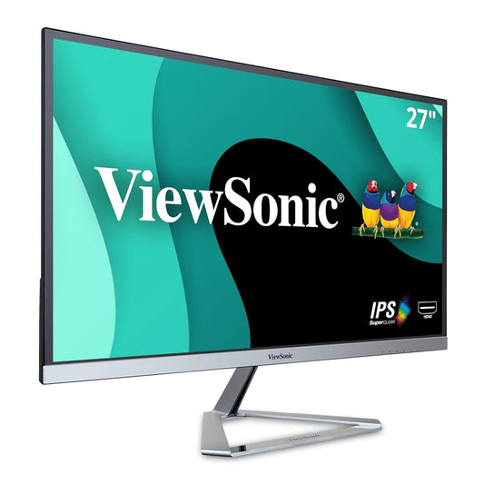 61WuWcQJcrL._SL1500.jpg VIEWSONIC VX2776-SMHD-3 68.5 CM (27") FHD IPS MONITOR 100HZ, 100% SRGB, 2WXSPEAKER, VIEWMODE (GAME, MOVIE, WEB, TEXT) ULTRA SLIM, METALLIC TRIANGLE STAND, EYE CARE,1X HDMI, 1XDP,1 XVGA - Image 1