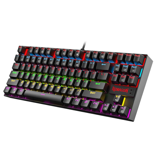 71FSIp_tDNL._SL1500.jpg REDRAGON K552 RAINBOW KUMARA USB GAMING RED SWITCH KEYBOARD - Image 1
