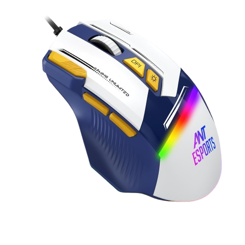 71n6MG9aGiL._SL1500_-removebg-preview.png ANT ESPORTS GM333 WIRED OPTICAL ERGONOMIC DESIGN GAMING MOUSE RED/YELLOW BLACK - Image 1