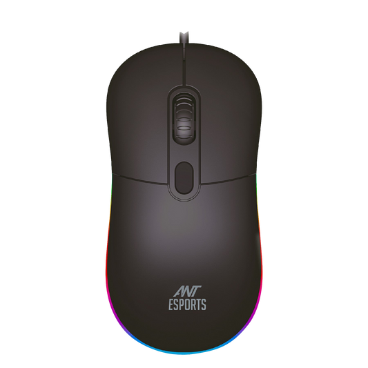 GM40_Nwe_1.png ANT ESPORTS GM40 OPTICAL RGB WIRED GAMING MOUSE - BLACK - Image 1