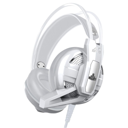 ANT ESPORTS GAMING HEADSET H520W - WHITE - WORLD OF WARSHIP LICENSE