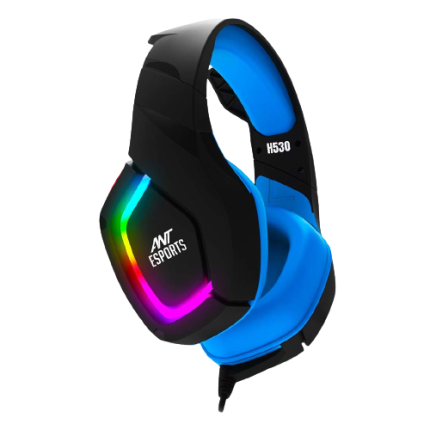 ANT ESPORTS H530 RGB GAMING HEADSET - BLACK BLUE