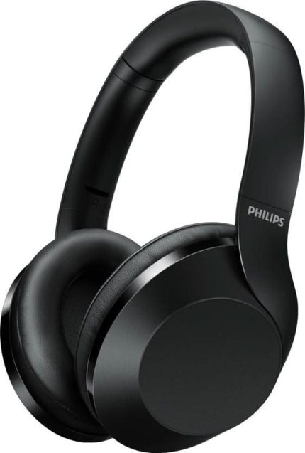 PHILIPS TAPH802BK/00 OVER-EAR WIRELESS HEADPHONE WITH HI-RES AUDIO, 30 HR PLAYTIME BLUETOOTH GAMING (BLACK, ON THE EAR)