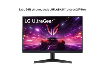 LG 24GS60F-B ULTRAGEAR 23.8 INCH FULL HD IPS GAMING MONITOR